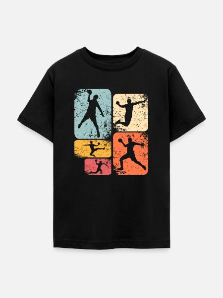 Handball Handballer - Teenager T-Shirt - Schwarz