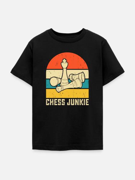 Schach - Teenager T-Shirt - Schwarz
