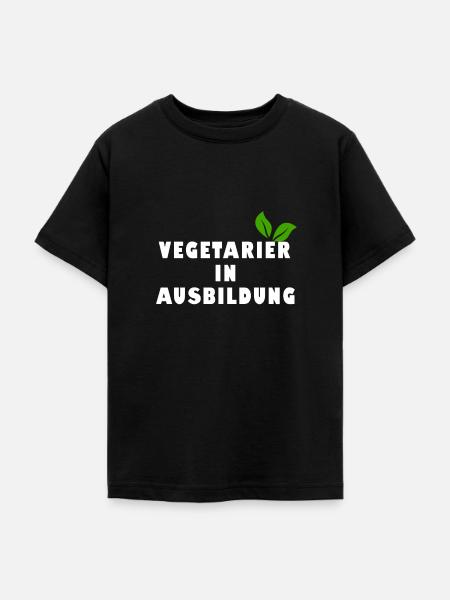 Vegetarier in Ausbildung - Teenager T-Shirt - Schwarz