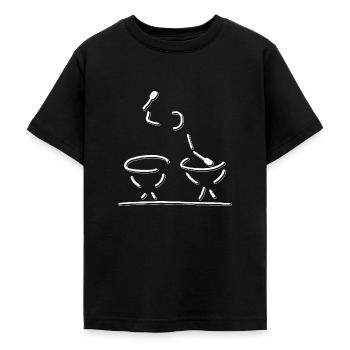 Pauke Spieler T-Shirt Geschenk Timpani - Teenager T-Shirt - Schwarz - Vorne - AI Model Teenager Male light (155cm)