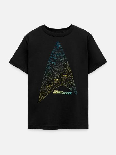 Star Trek Lower Decks Logo - Teenager T-Shirt - Schwarz