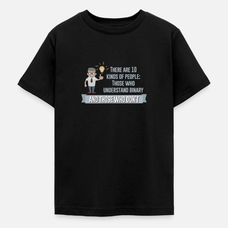 Binary - Teenage T-Shirt - black