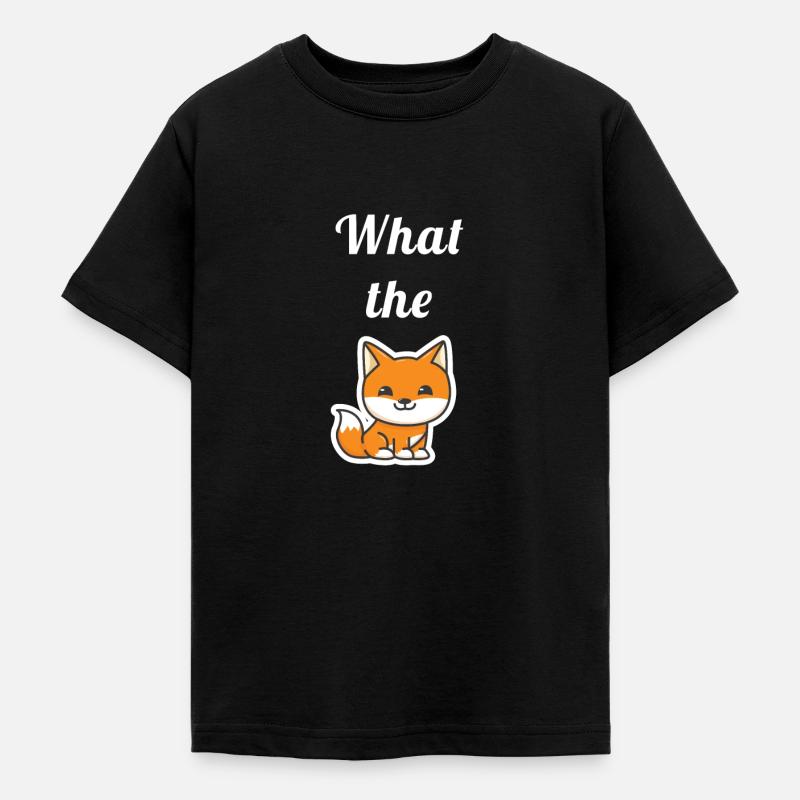 Quel cadeau moche le jeu de mots Fox Fox - T-shirt Ado - noir