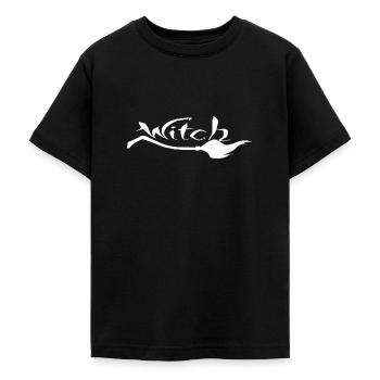 drôle de chemise de sorcière " sorcière " sorcière Walpurgis nuit - T-shirt Ado - noir - Devant - AI Model Teenager Male light (155cm)