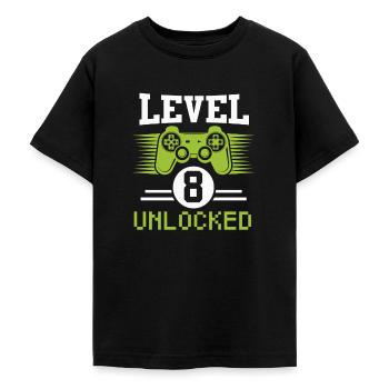 8. Geburtstag 8 Jahre alt Controller Gamer Zocken - Teenager T-Shirt - Schwarz - Vorne - AI Model Teenager Male light (155cm)