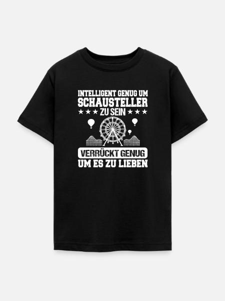 Schausteller - Teenager T-Shirt - Schwarz