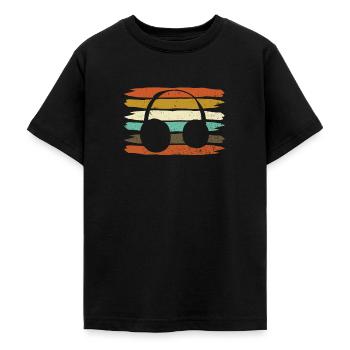 DJ - Teenager T-Shirt - Schwarz - Vorne - AI Model Teenager Male light (155cm)