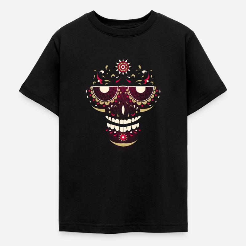 Crâne De Sucre - Crâne - T-shirt Ado - noir