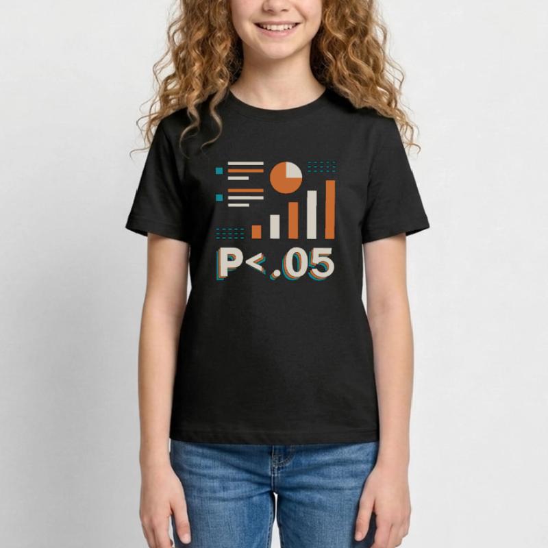Data Analyst P < .05 Computer Science Programming Teenager T-Shirt