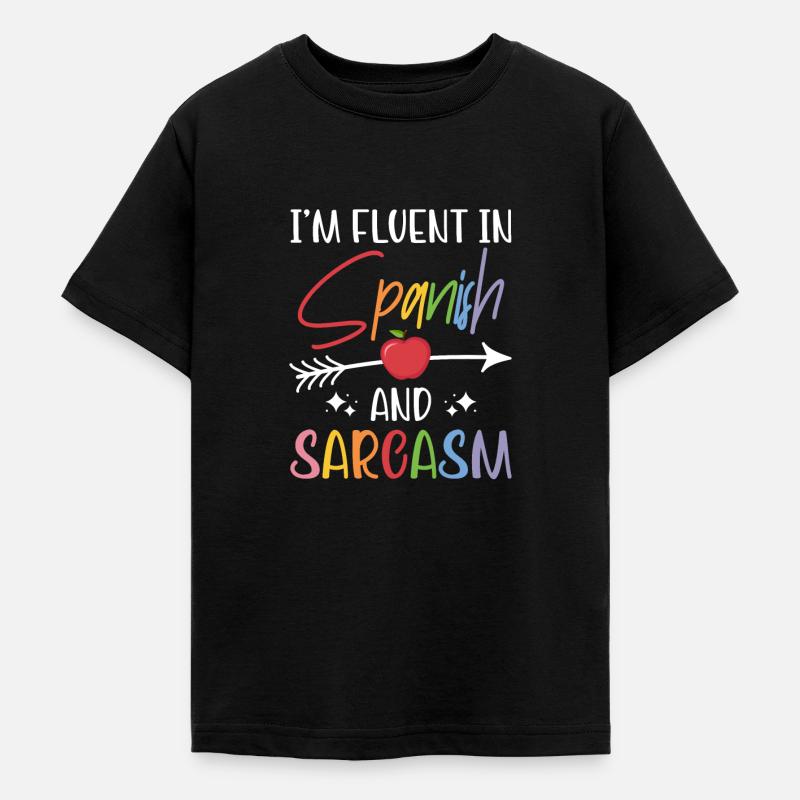 Professeur d’espagnol Maestra Professeur bilingue - T-shirt Ado - noir