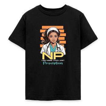 Nurse Practitioner NP Life More Nursing Assistant - Teenager T-Shirt - Schwarz - Vorne - AI Model Teenager Male light (155cm)