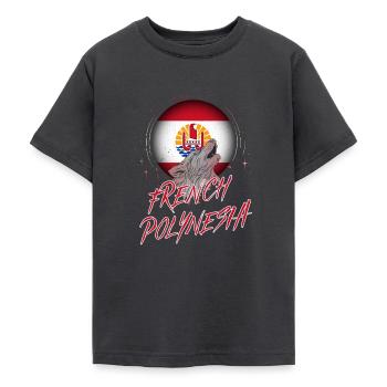 Französisch-Polynesien - Teenager T-Shirt - Dunkelgrau - Vorne - AI Model Teenager Male light (155cm)
