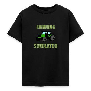 Farming Simulator - Teenage T-Shirt - black - Front - AI Model Teenager Male light (155cm)