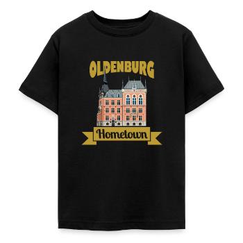 Heimatstadt Oldenburg - Teenager T-Shirt - Schwarz - Vorne - AI Model Teenager Male light (155cm)