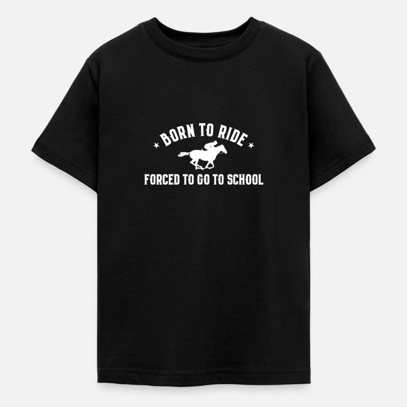 Course de chevaux cadeau chevaux course paris - T-shirt Ado - noir