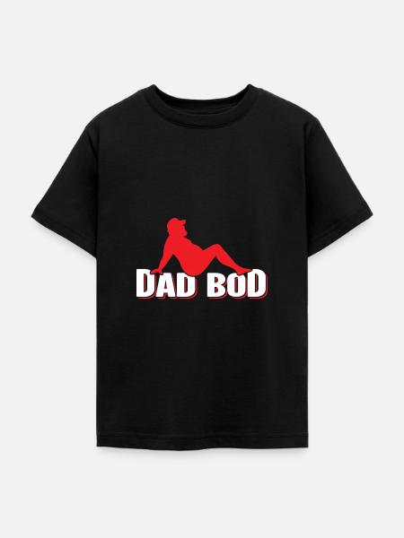 Dad Bod - Teenager T-Shirt - Schwarz