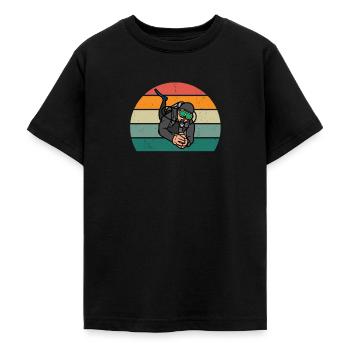 Plongeur Plongée Plongée Oxygène Plongée - T-shirt Ado - noir - Devant - AI Model Teenager Male light (155cm)