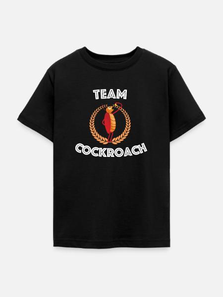 Team Cockroach - Design - Teenager T-Shirt - Schwarz