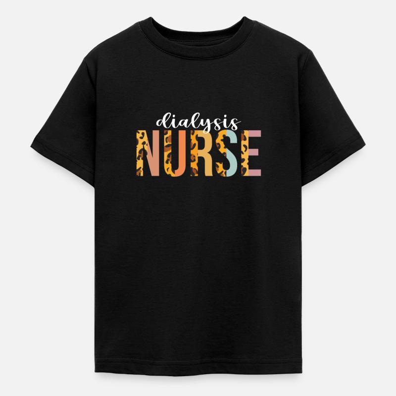 Infirmier(ère) technicien(ne) en dialyse - T-shirt Ado - noir