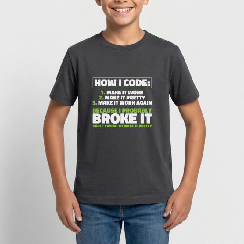 Developer, Coder, Programmer Teenage T-Shirt