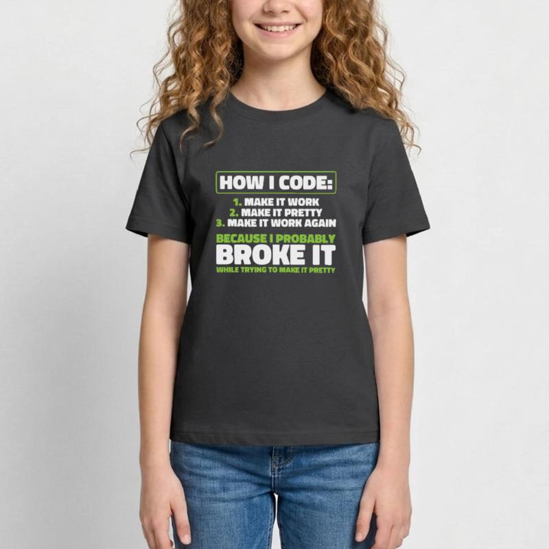 Developer, Coder, Programmer Teenage T-Shirt