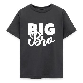 Big Bro - Teenager T-Shirt - Dunkelgrau - Vorne - AI Model Teenager Male light (155cm)