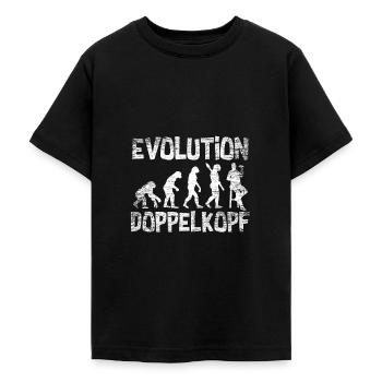 Doppelkopf Geschenk - Teenager T-Shirt - Schwarz - Vorne - AI Model Teenager Male light (155cm)