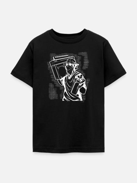 Graffiti - Teenager T-Shirt - Schwarz