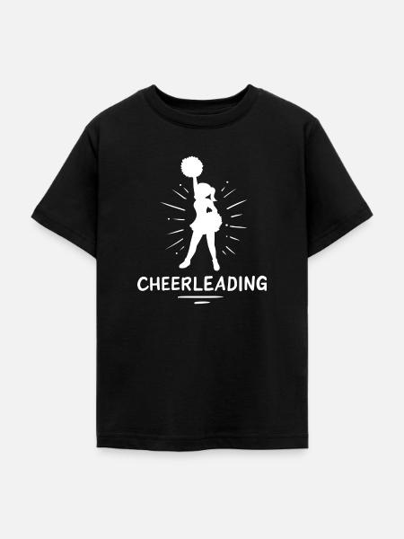 Cheerleading - Teenager T-Shirt - Schwarz