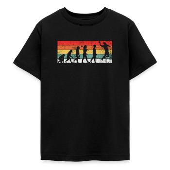 Handballer Handball Evolution - Teenager T-Shirt - Schwarz - Vorne - AI Model Teenager Male light (155cm)