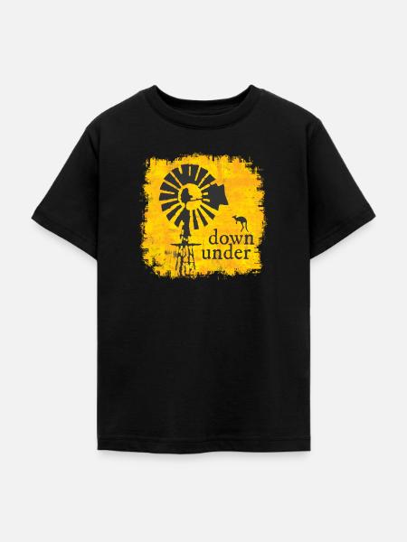Australien - Teenager T-Shirt - Schwarz