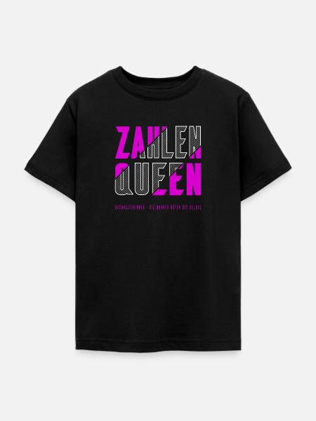 Zahlen Queen - Teenager T-Shirt - Schwarz