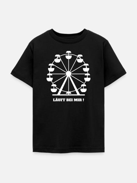Läuft bei mir ! - Teenager T-Shirt - Schwarz