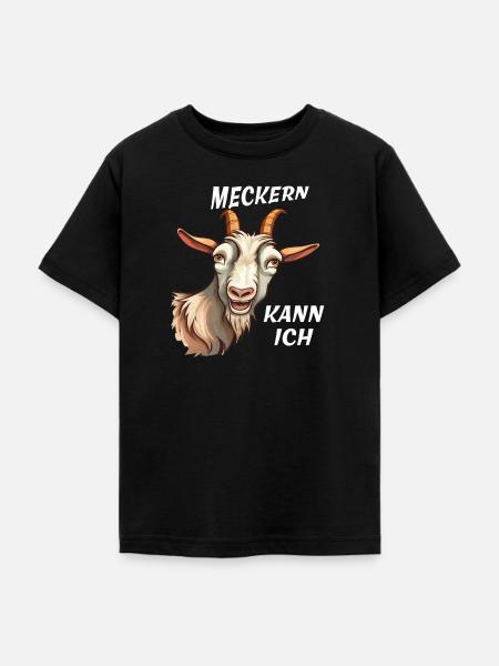 ZIEGE MECKERN KANN ICH - Teenager T-Shirt - Schwarz