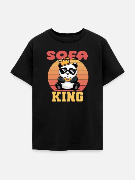 Gaming Sofa King - Teenager T-Shirt - Schwarz