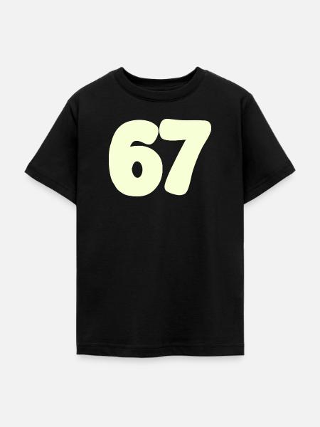 67 - Teenager T-Shirt - Schwarz