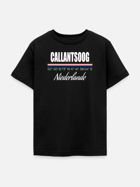 Callantsoog - Teenager T-Shirt - Schwarz