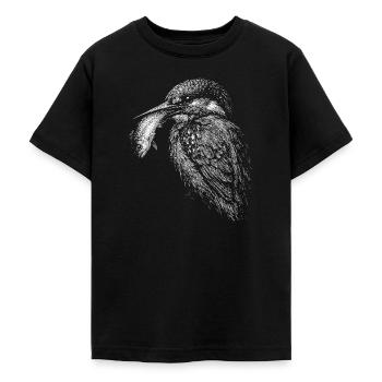 Eisvogel - Teenager T-Shirt - Schwarz - Vorne - AI Model Teenager Male light (155cm)