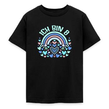 8 Jahre Mädchen Geschenk 8. Geburtstag - Teenager T-Shirt - Schwarz - Vorne - AI Model Teenager Male light (155cm)