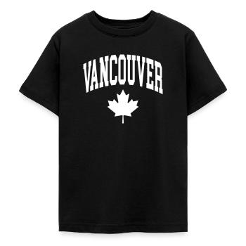 Vancouver - Teenager T-Shirt - Schwarz - Vorne - AI Model Teenager Male light (155cm)