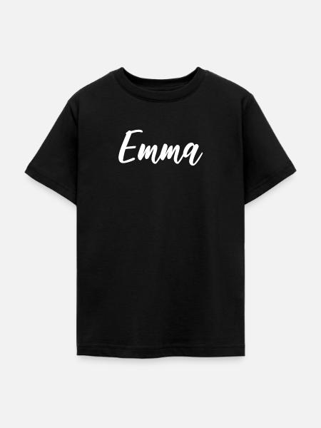 Emma - Teenager T-Shirt - Schwarz