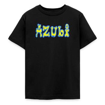 Stagiaire - T-shirt Ado - noir - Devant - AI Model Teenager Male light (155cm)