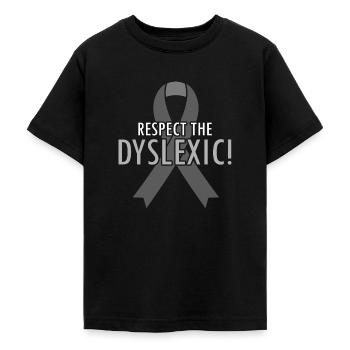 Dyslexia Teacher for Legathenia Therapists - Teenage T-Shirt - black - Front - AI Model Teenager Male light (155cm)