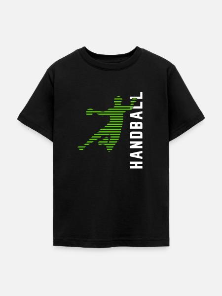 Handball - Teenager T-Shirt - Schwarz