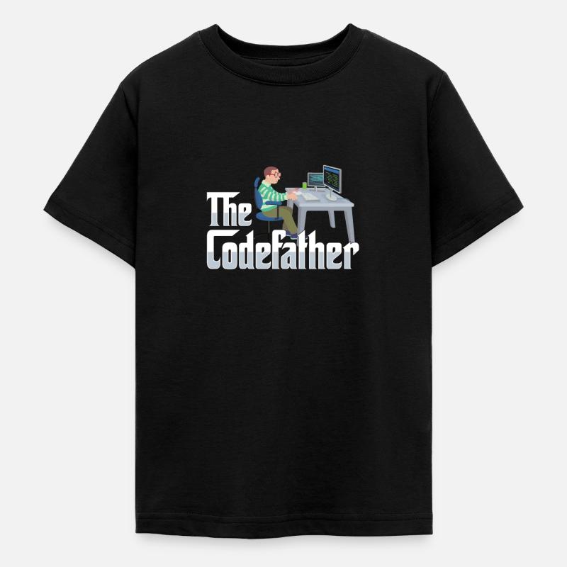 Funny IT Department Software Developer Computer - Teenage T-Shirt - black