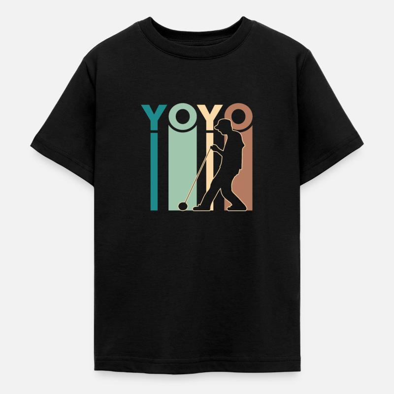 Yo-yo cadeau rétro - T-shirt Ado - noir