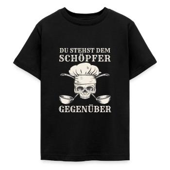 Lustiger Koch Spruch Für Köche Gastronomie - Teenager T-Shirt - Schwarz - Vorne - AI Model Teenager Male light (155cm)