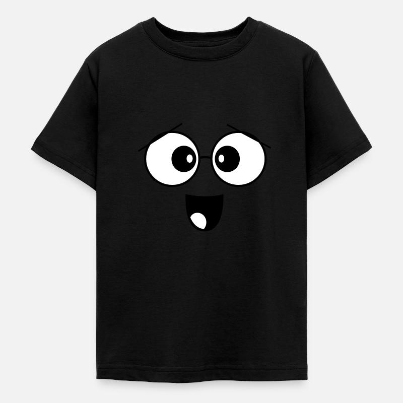 le visage - T-shirt Ado - noir