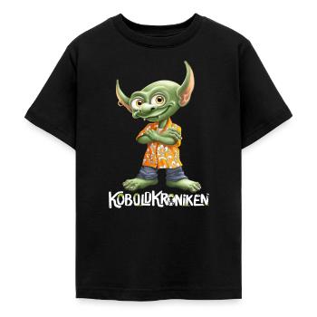 KoboldKroniken Mit Rumpel - Teenager T-Shirt - Schwarz - Vorne - AI Model Teenager Male light (155cm)