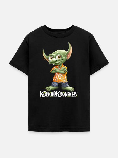 KoboldKroniken Mit Rumpel - Teenager T-Shirt - Schwarz